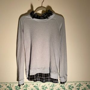 Flannel-Lined Sweater